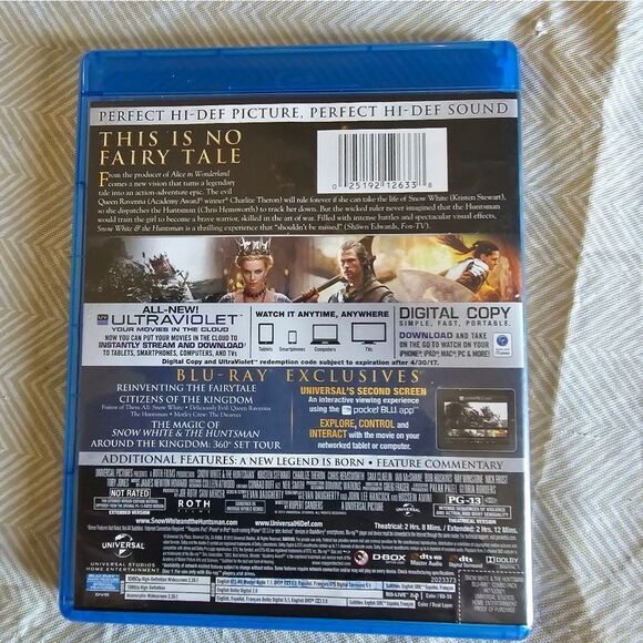 DVDS blue ray Percy Jackson & The Olympians & Snow white pre-owned - Picture 2 of 8